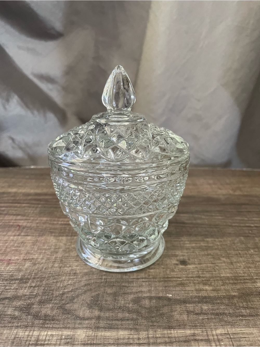 Vintage Anchor Hocking Wexford Sugar Candy Bowl